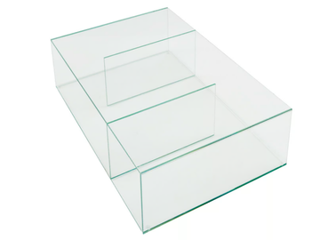 SALDO - Low rectangular glass coffee table by Ligne Roset - view 3